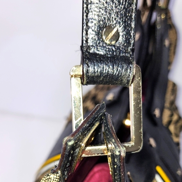 L.A.M.B. Black and Brown Shoulder Bag with Elegant Design - Picture 5 of 15